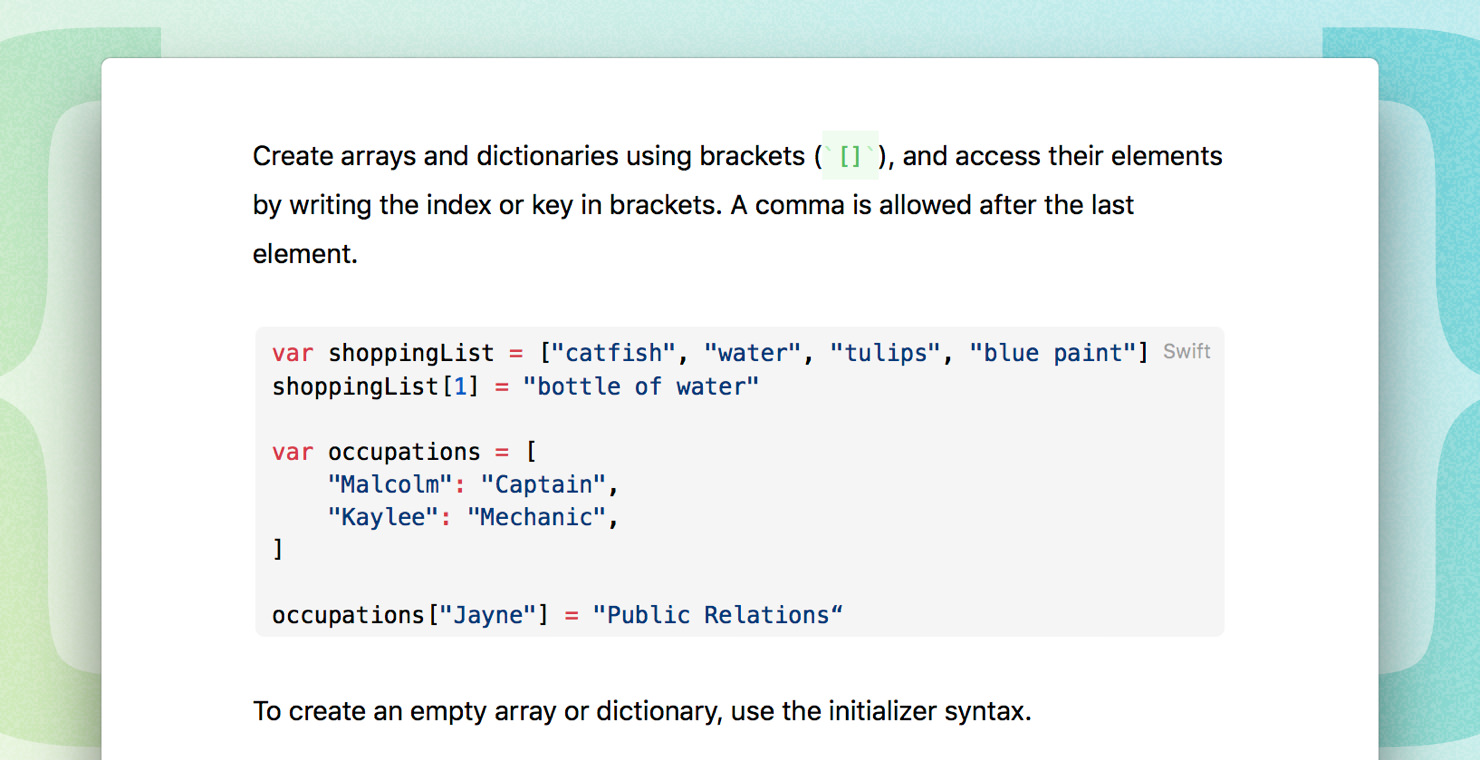 Syntax Highlighting